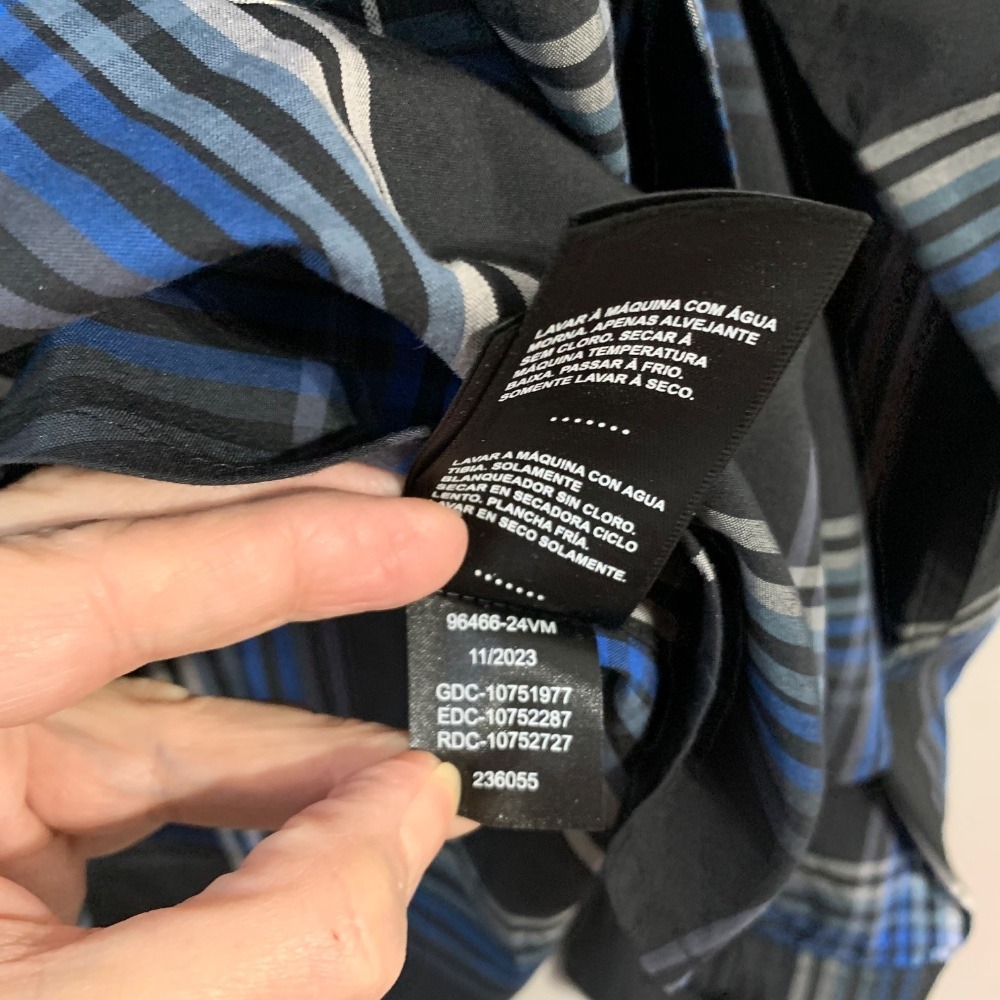 Harley-Davidson The Bagger Long Sleeve Shirt in black plaid. Size M - Picture 11 of 12